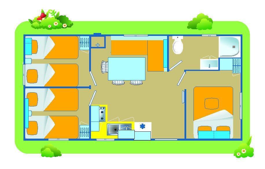 Happy Camp Mobile Homes In Camping Park Umag Каригадор Екстериор снимка